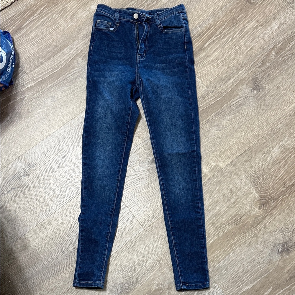 SHEIN Dark Blue Skinny Jeans